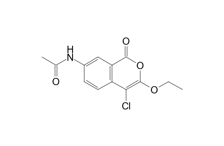 N-(4-chloranyl-3-ethoxy-1-oxidanylidene-isochromen-7-yl)ethanamide