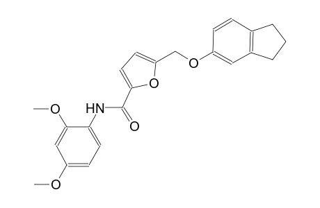 5-[(2,3-dihydro-1H-inden-5-yloxy)methyl]-N-(2,4-dimethoxyphenyl)-2-furamide