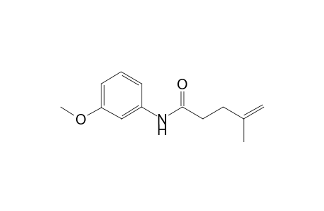 N-(3-methoxyphenyl)-4-methylpent-4-enamide