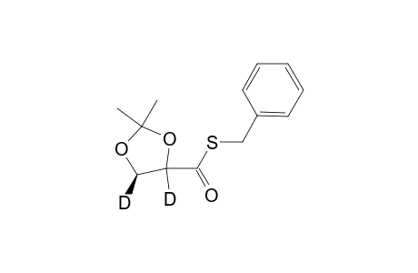 2,2-Dimethyl-4,5-dideuterio-4-benzylthiocarbonyl-1,3-dioxolane