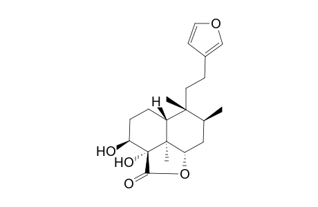 6-[2'-(3"-Furanyl)ethyl]-<decahydro>-2a,3-dihydroxy-6,7,8b-trimethyl-2H-naphtho[1,8-bc]furan-2-one