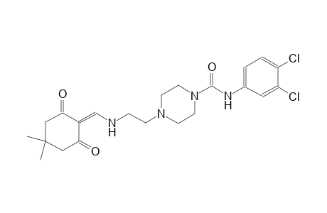 1-piperazinecarboxamide, N-(3,4-dichlorophenyl)-4-[2-[[(4,4-dimethyl-2,6-dioxocyclohexylidene)methyl]amino]ethyl]-