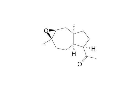 1-Acetyl-3a,6-dimethyl-5,6-oxydecahydroazulene isomer