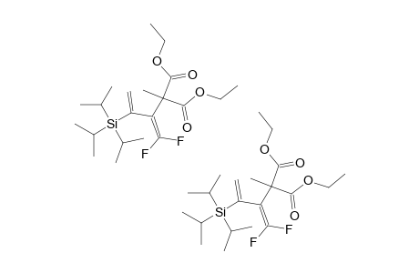 1,1-DIFLUORO-2-(1'-TRIISOPROPYLSILYLVINYL)-3,3-DICARBOETHOXY-1-BUTENE