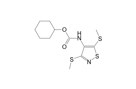 cyclohexyl 3,5-bis(methylsulfanyl)-4-isothiazolylcarbamate