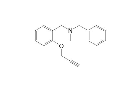 N-benzyl-N-methyl-1-(2-(prop-2-yn-1-yloxy)phenyl)methanamine