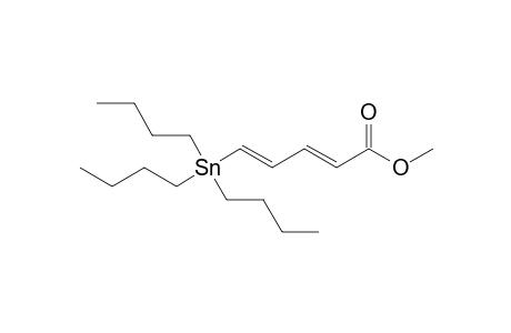 Methyl (2E,4E)-5-(tri-n-butylstannyl)penta-2,4-dienoate
