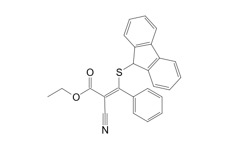 Ethyl 2-cyano-3-( 9'-fluorenylthio)-3-phenylpropenoate
