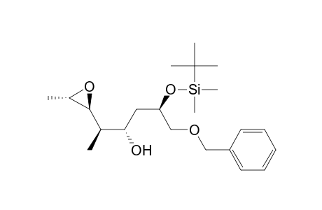 (2R,4S,5R,6S,7S)-6,7-epoxy-2-[(1,1-dimethylethyl)dimethylsiloxy]-5-methyl-1-(phenylmethoxy)octan-4-ol
