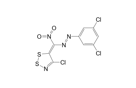 [(4-Chloro-[1,2,3]dithiazol-5-ylidene)-nitro-methyl]-(3,5-dichloro-phenyl)-diazene