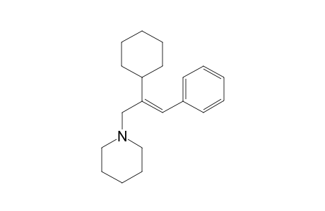 (E)-1-(2-Cyclohexyl-3-phenylallyl)piperidine