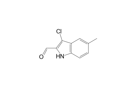 3-Chloranyl-5-methyl-1H-indole-2-carbaldehyde