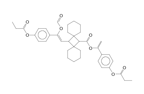 2,14-DIOXATETRASPIRO[4.0.5.0.4.05.0]DOCOSA-3,15-DIEN-1,13-DIONE, (5-alpha,12-beta)-3,15-BIS(4-PROPIONYLOXYPHENYL)-