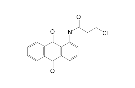 3-Chloro-N-(9,10-dioxo-9,10-dihydroantracen-1-yl)-propionamide