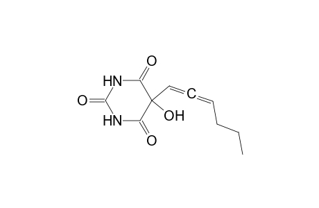 1-(5-Hydroxy-2,4,6-trioxohexahydropyrimidin-5-yl)hexa-1,2-diene