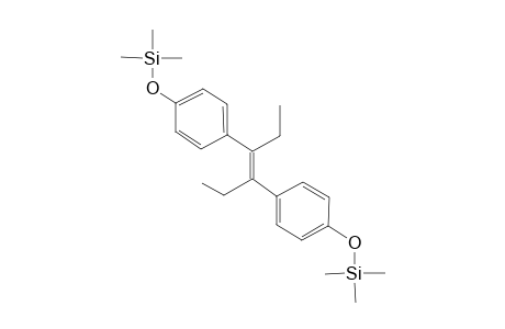 [4-((1E)-1-Ethyl-2-(4-[(trimethylsilyl)oxy]phenyl)-1-butenyl)phenoxy](trimethyl)silane