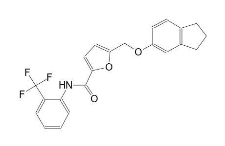 5-[(2,3-dihydro-1H-inden-5-yloxy)methyl]-N-[2-(trifluoromethyl)phenyl]-2-furamide