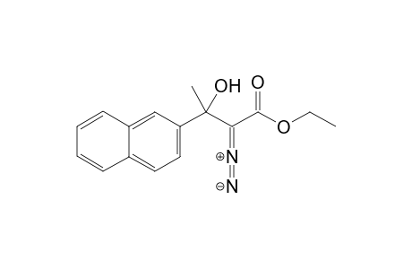 Ethyl 2-diazo-3-hydroxy-3-(naphthalen-2-yl)butanoate