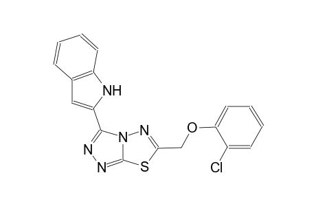 1H-indole, 2-[6-[(2-chlorophenoxy)methyl][1,2,4]triazolo[3,4-b][1,3,4]thiadiazol-3-yl]-