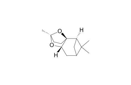 (-)-(1S,2R,6S,8S)-3,3,8-Trimethyl-7,11-dioxatetracyclo[6.2.1.1(2,4).0(1.6)]dodecane