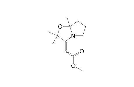 Methyl 2-(2,2,7a-Trimethyltetrahydropyrrolo[2,1-b]oxazol-3(2H)-ylidene)ethanoate
