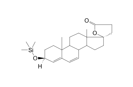 3-beta-Hydroxy-3-deoxocanrenone (3-bet-trimethylsilyloxy,17-beta-dihydroxy-17alpha-pregna-4,6-diene-21-carboxylic acid-gamma-lactone)