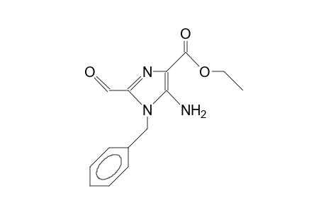 5-Amino-1-benzyl-2-formyl-imidazole-4-carboxylic  acid, ethyl ester
