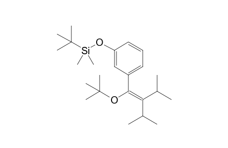 2-t-Butoxy-2-(3-tert-butyldimethylsilyloxyphenyl)-1,1-diisopropylethylene
