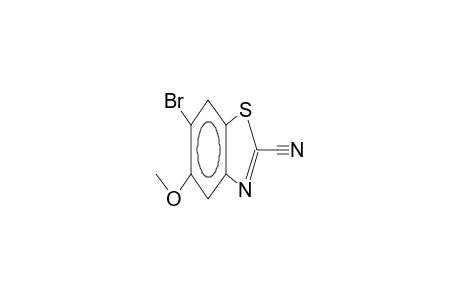 2-cyano-5-methoxy-6-bromobenzothiazole