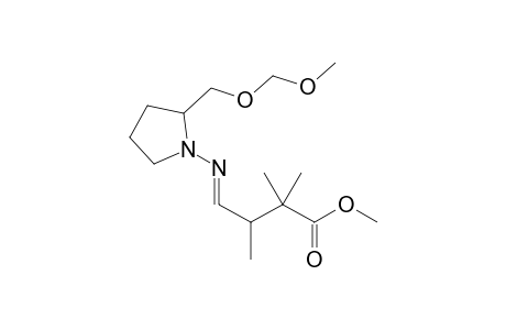 Methyl (3R/S,2'S)-4-({2'-[(methoxymethoxy)methyl]pyrrolidin-1'-yl}imino)-2,3,3-trimethylbutanoate