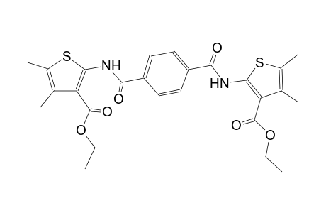 ethyl 2-{[4-({[3-(ethoxycarbonyl)-4,5-dimethyl-2-thienyl]amino}carbonyl)benzoyl]amino}-4,5-dimethyl-3-thiophenecarboxylate