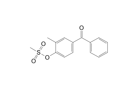 4-(Benzoyl)-2-methylphenyl methane sulfonate