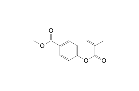 Benzoic acid, 4-[(2-methyl-1-oxo-2-propen-1-yl)oxy]-, methyl ester