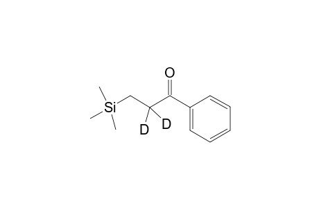 1-Phenyl-3-(trimethylsilyl)propan-1-one-2,2-D2
