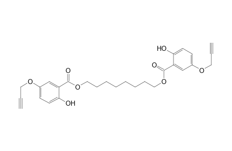 Benzoic acid, 2-hydroxy-5-(2-propynyloxy)-, 1,8-octanediyl ester