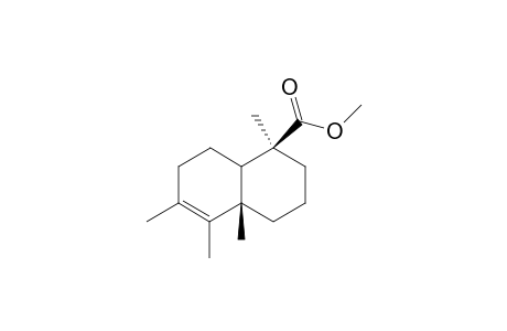 1,2,3,4,4a,7,8,8a - octahydro - 1.alpha.,4a.beta.,5,6 - tetramethyl - naphthalene - 1.beta. - carboxylic acid methyl ester (configuration at C1 is [S])