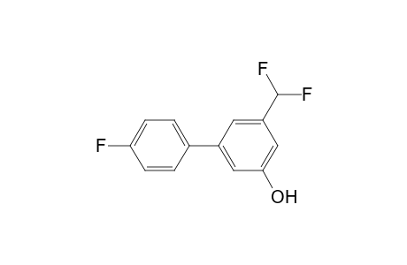 3-p-fluorophenyl-5-hydrodifluoromethylphenol