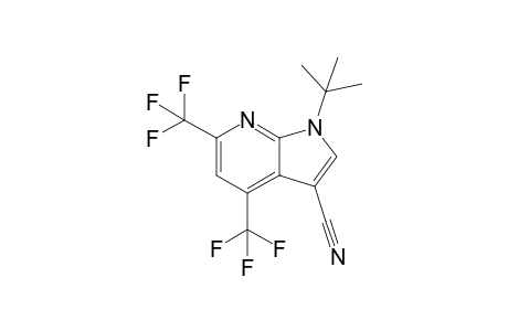 1-tert-Butyl-4,6-bis(trifluoromethyl)-1H-pyrrolo[2,3-b]pyridine-3-carbonitrile