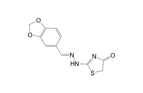 1,3-benzodioxole-5-carboxaldehyde, (4,5-dihydro-4-oxo-2-thiazolyl)hydrazone