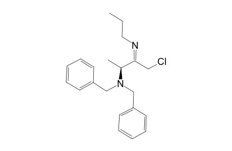 (-)-(2S)-(Z)-N,N-Dibenzyl-4-chloro-3-(propylimino)butan-2-amine