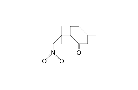 5-Methyl-2-(1,1-dimethyl-2-nitro-ethyl)-cyclohexanone