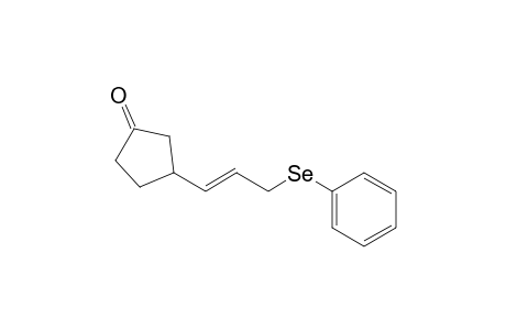(E)-3-[3-(Phenylselanyl)prop-1-enyl]cyclopentanone