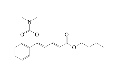 (2E,4Z)-Butyl 5-(dimethylcarbamoyloxy)-5-phenylpenta-2,4-dienoate