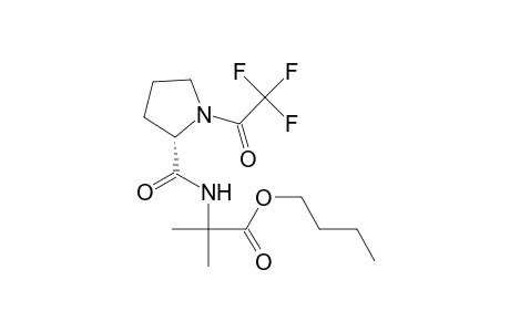 N-TFA-L-prolyl-alpha-methylalanine butyl ester