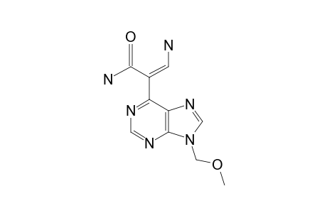 (Z)-ALPHA-(AMINOETHYLENE)-9-(METHOXYMETHYL)-9H-PURINE-6-ACETAMIDE