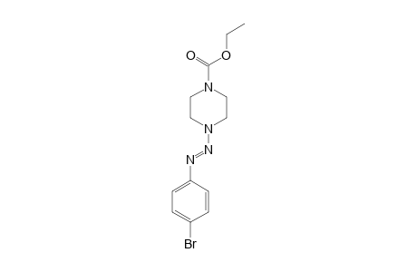 ETHYL-4-[E-2-(4-BROMOPHENYL)-1-DIAZENYL]-1-PIPERAZINE-CARBOXYLATE