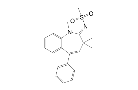 (NZ)-N-(1,3,3-trimethyl-5-phenyl-1-benzazepin-2-ylidene)methanesulfonamide