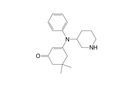 3-(3-Piperidylanilino)-5,5-dimethylcylcohex-2-en-1-one