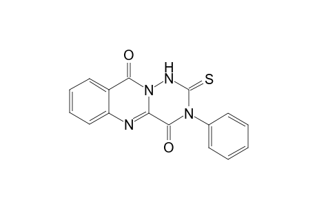 3-Phenyl-1H,3H-[1,2,4]triazino[6,1-b]quinazolin-4,10-dioxo-2-thione