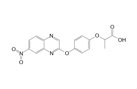 2-{4-[7-Nitro-2-quinoxalinyl)oxy]phenoxy}propionic acid